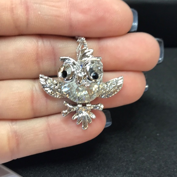 Crystal Owl Necklace - Picture 6 of 6